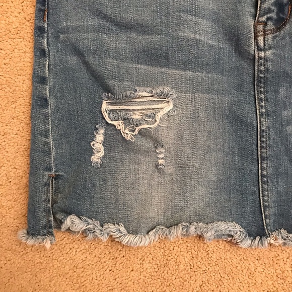 Black Label C’est Toi Distressed Demin Skirt - Picture 7 of 16